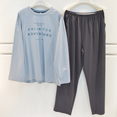 妮可雅睡衣2025春季男士丝光新棉