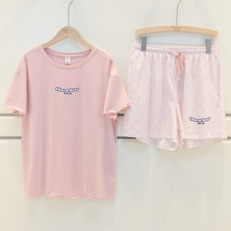 佰伦熊睡衣2026夏季女士莱赛尔棉抑菌除螨素色气质短袖短裤家居服,女士内衣/男士内衣/家居服,睡衣/家居服套装,淘宝优惠券,粉丝福利购,淘宝优惠卷