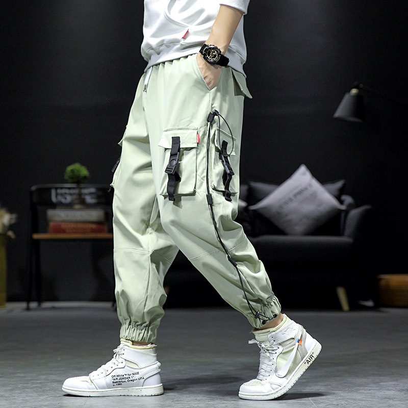 已到货沙发墙百搭工装裤男大码宽松日系潮流束脚裤A090-K903P70,男装工装外套,电商A089-1