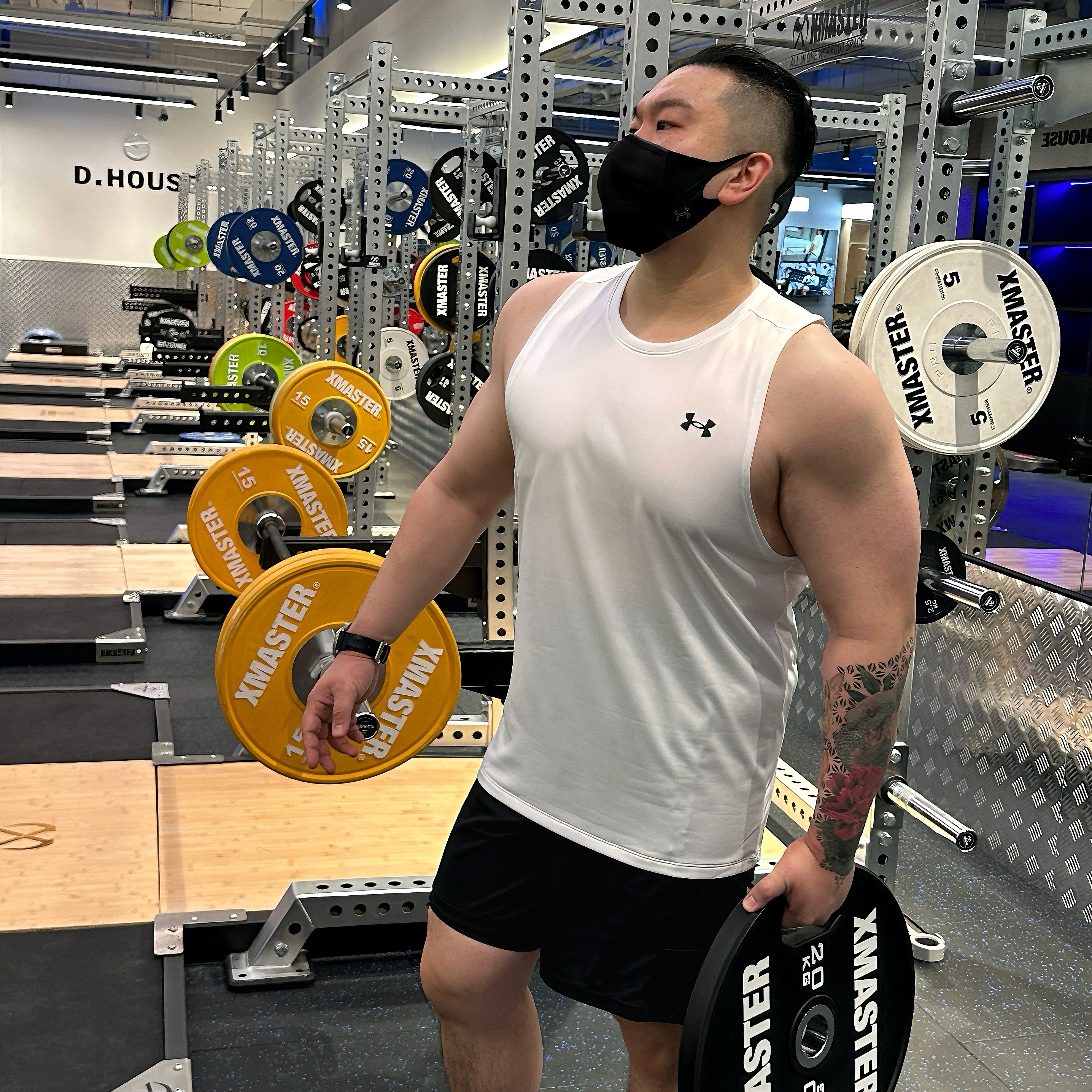 安德瑪速干籃球跑步背心