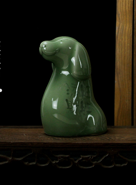 桌面摆件汝瓷吉祥中式