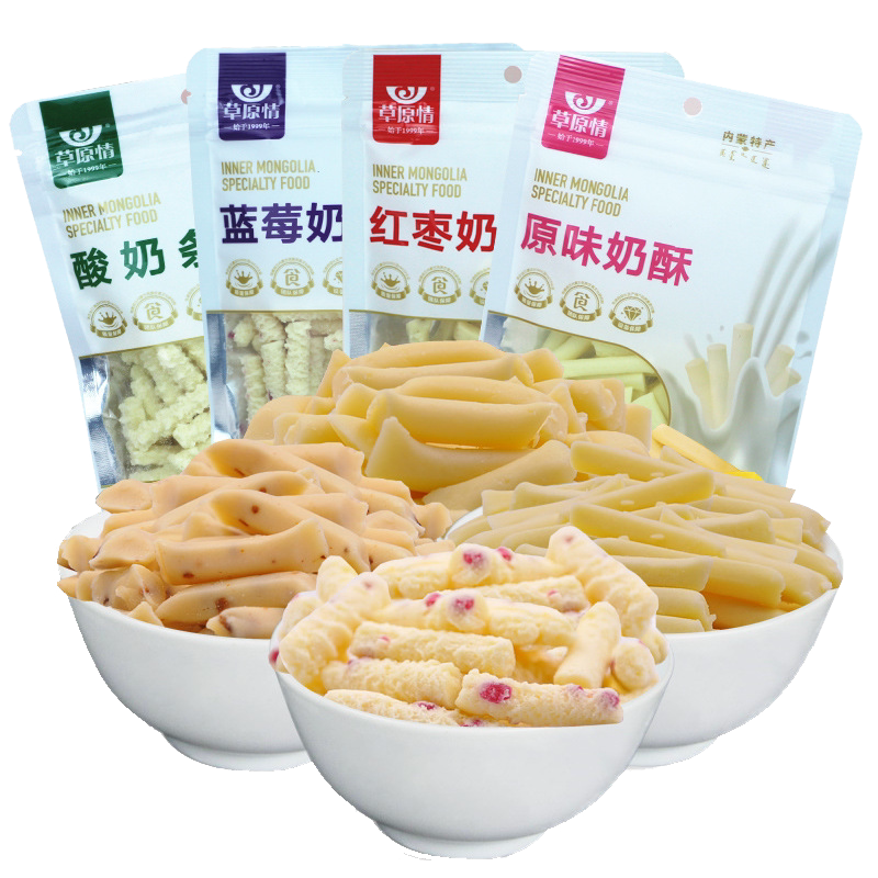 内蒙特产草原情酸奶条2袋300克