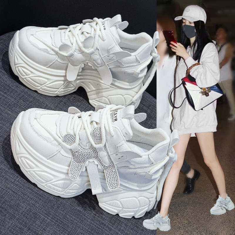 内增高小白鞋女春季2026新款爆款