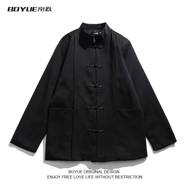 BOYUE帛跃新中式立领西装外套