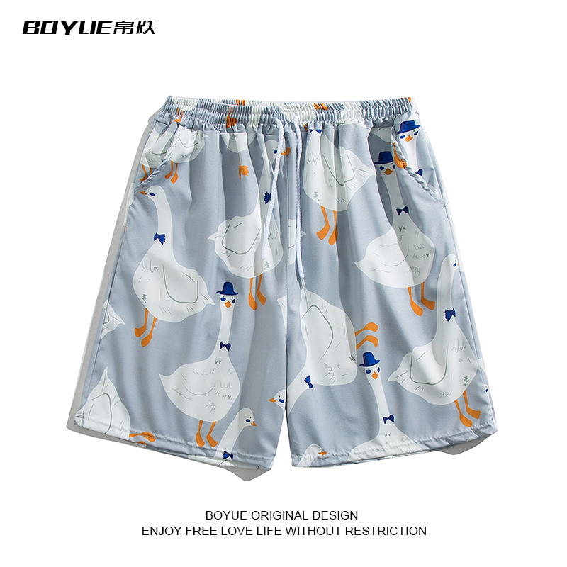 BOYUE帛跃短裤休闲潮大鹅
