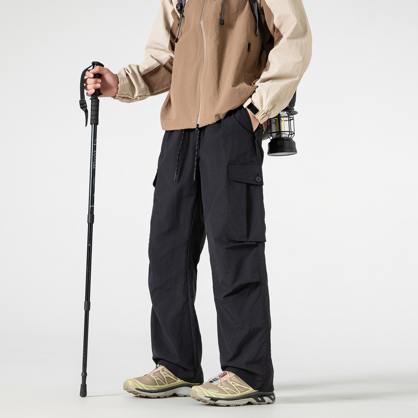 BOYUE帛跃工装伞兵登山休闲裤速干运动机能防水嘻哈街头阔腿裤男,男装,休闲裤,淘宝优惠券,粉丝福利购,淘宝优惠卷