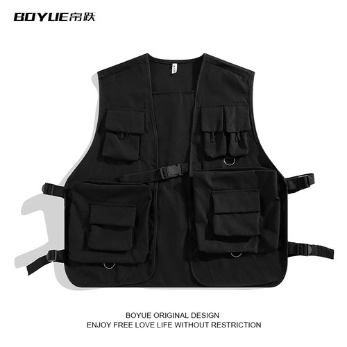 BOYUE帛跃宽松夏季战术夏季马甲