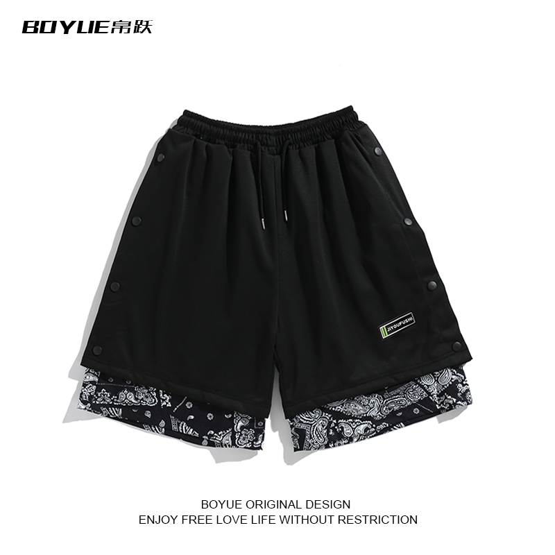 短裤boyue帛跃两件腰果痞帅潮流