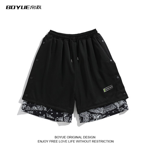 短裤boyue帛跃两件腰果痞帅潮流