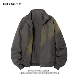 BOYUE帛跃美式三防教练飞行夹克工装休闲硬汉风痞帅男女保暖棉衣