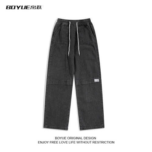 Летние джинсы для отдыха, штаны, оверсайз, подходит для подростков, 2022