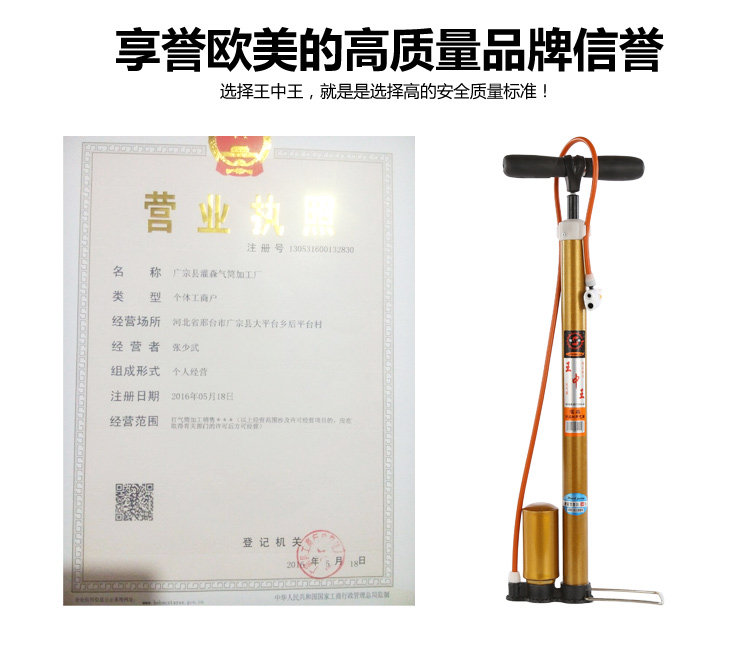 Pompe à vélo - Ref 2388958 Image 5