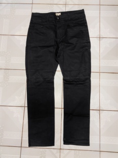 Moveup专柜正品清仓男装休闲春秋款细条纹无弹直筒长裤11141173