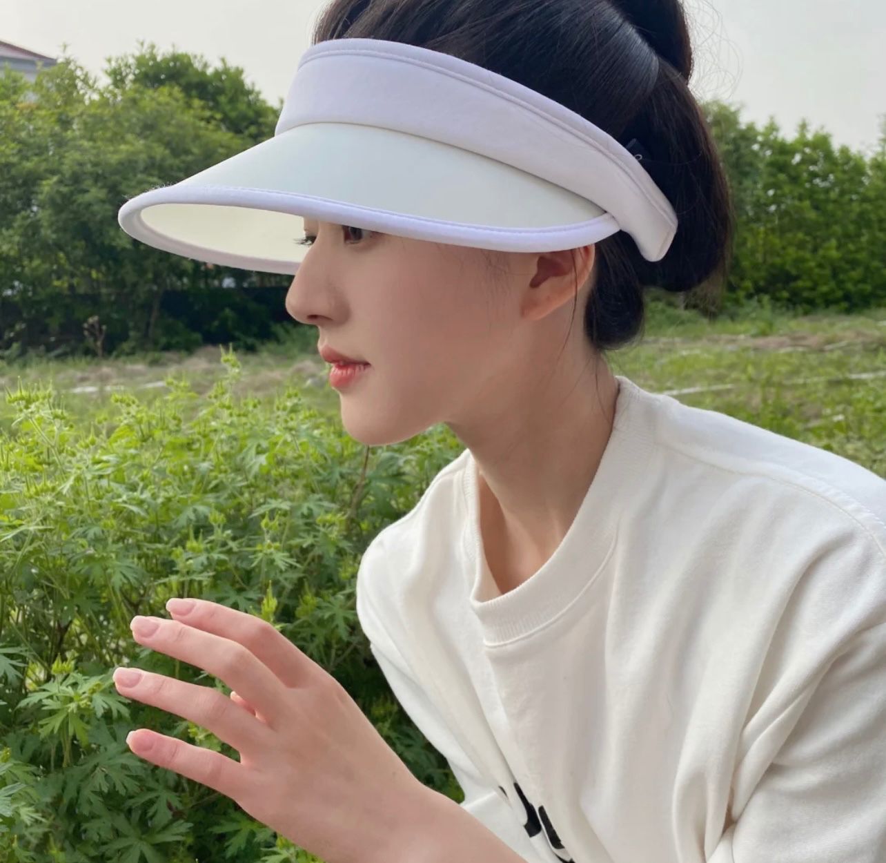 赵露思同款百搭空顶骑行遮阳帽