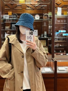 闭眼入!自留超百搭的水洗牛仔渔夫帽四季可戴日系丹宁盆帽子男女