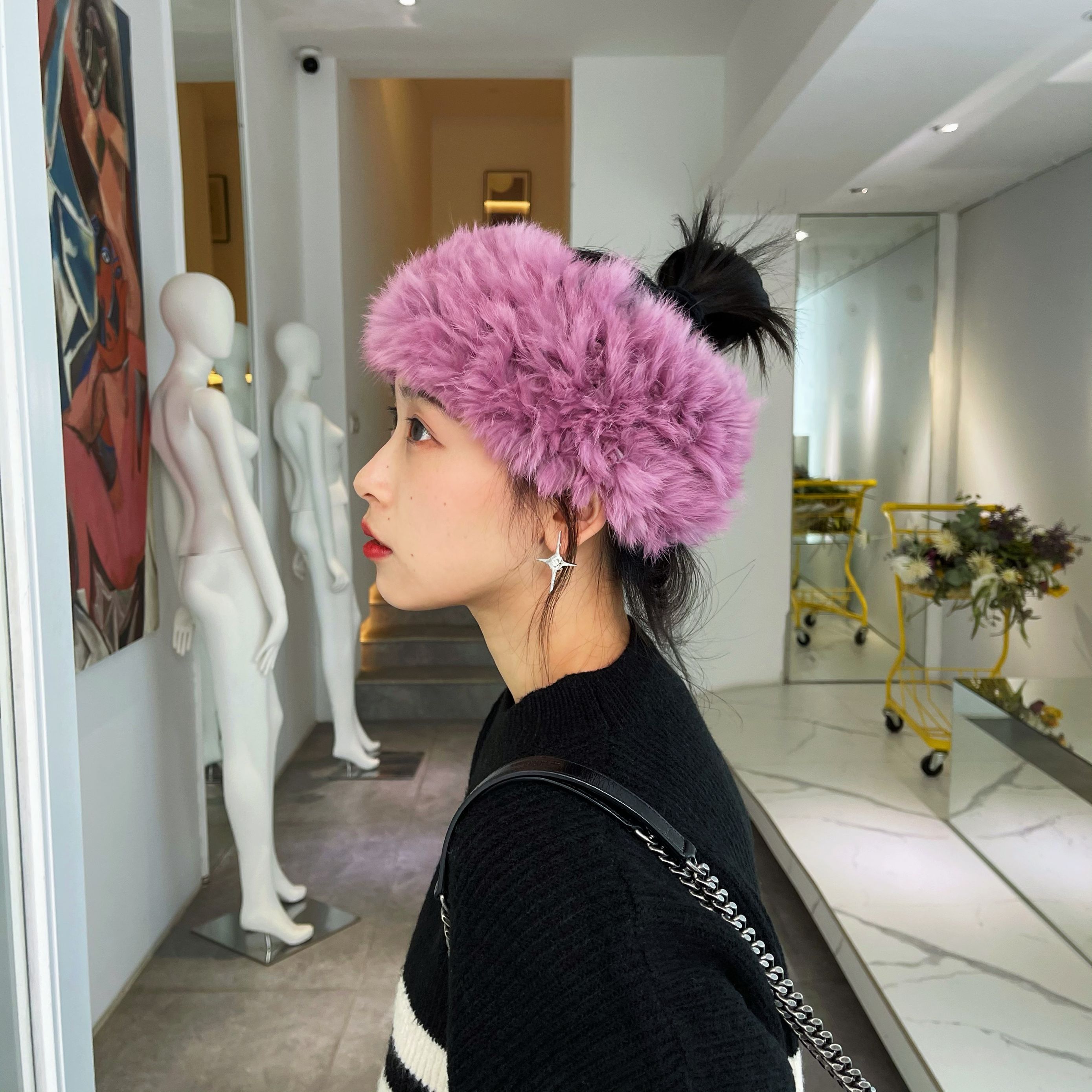 姚叔叔枯萎野蔷薇干枯弹力发带女