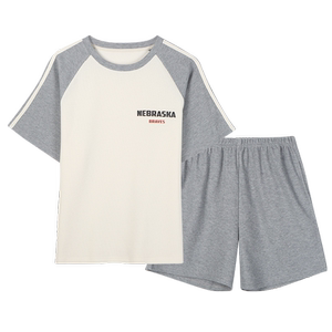 2024年新款睡衣女夏季纯棉短袖短裤家居服全棉可外穿休闲宽松套装