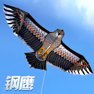 风筝老鹰风筝成人儿童大人网红易飞新款高档初学风筝立体搭配线轮