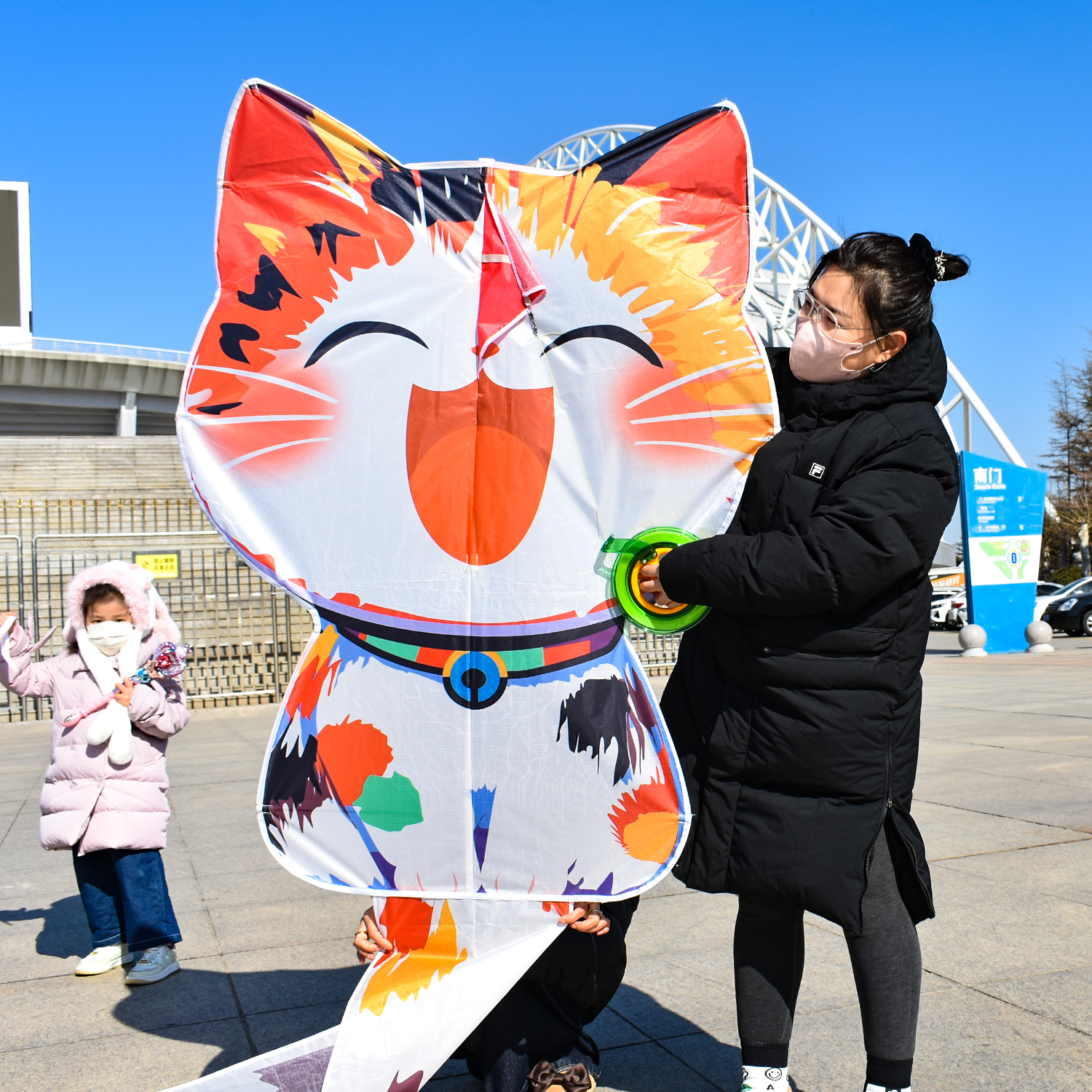 2025新款儿童成人猫咪风筝