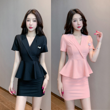 新款美容师工作服女美容院气质高端套装养生足浴足疗技师服职业装