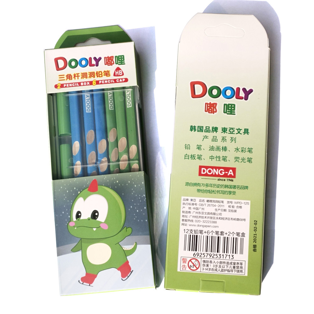 12支东亚嘟哩三角杆洞洞铅笔HB小学生儿童矫正握姿小学生WPD-12S,文具电教/文化用品/商务用品,铅笔/自动铅笔,淘宝优惠券,粉丝福利购,淘宝优惠卷