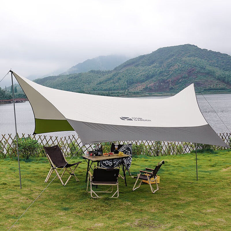 牧高笛六角天幕户外露营遮阳防晒防大风防雨天幕帐篷遮光棚升级版