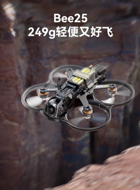 SpeedyBee Bee25穿越机 2.5寸圈圈机 大疆小O4 O4Pro 模拟 整机版