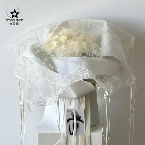 流星雨泡泡棉造型纸花束包装纸