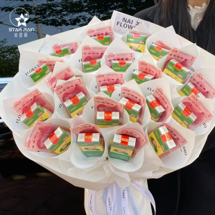 流星雨一岁一礼一岁一花香烟花束包装纸生日鲜花包花材料花艺资材