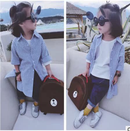 Chemise enfant à manche longue - Ref 2083380 Image 1