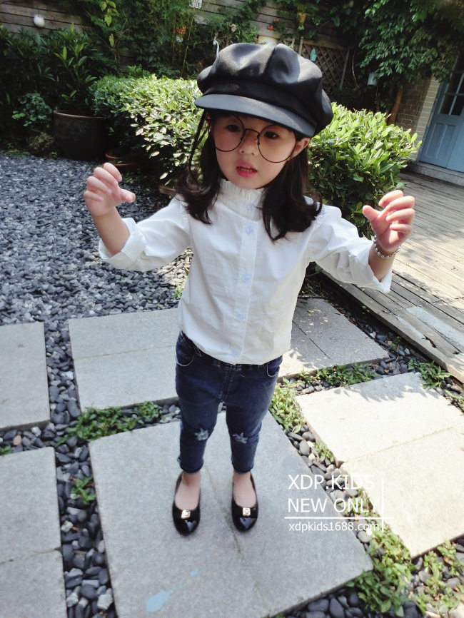 Chemise fille à manche longue - Ref 2086825 Image 3