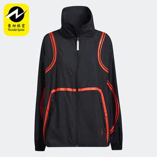新款 春季 smc女子运动高领夹克外套HD9120 阿迪达斯正品 Adidas