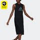 女子运动休闲无袖 Adidas DRESS SUMMER 连衣裙HC3017 阿迪达斯正品