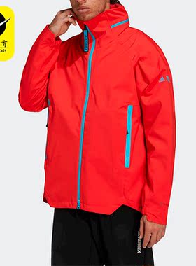 Adidas/阿迪达斯正品透气梭织连帽男子运动休闲夹克外套H48569