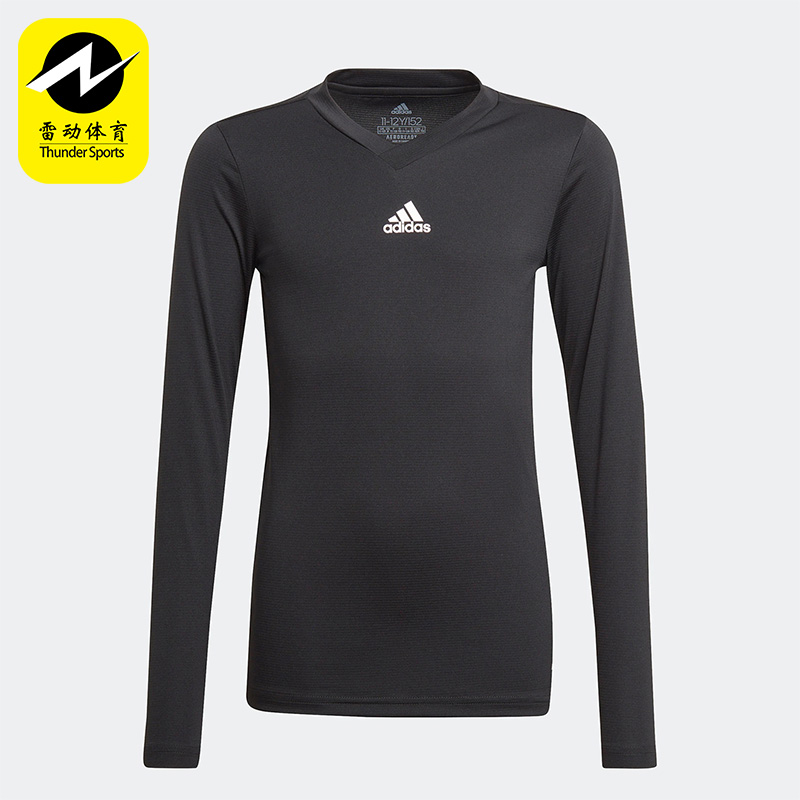 Adidas/阿迪达斯大童足球长袖T恤