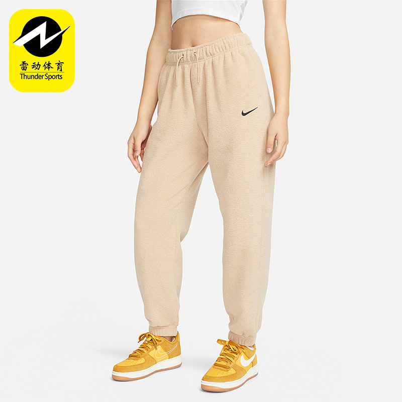 Nike/耐克正品秋季新款女子保暖抓绒束腿针织长裤DD5111-200