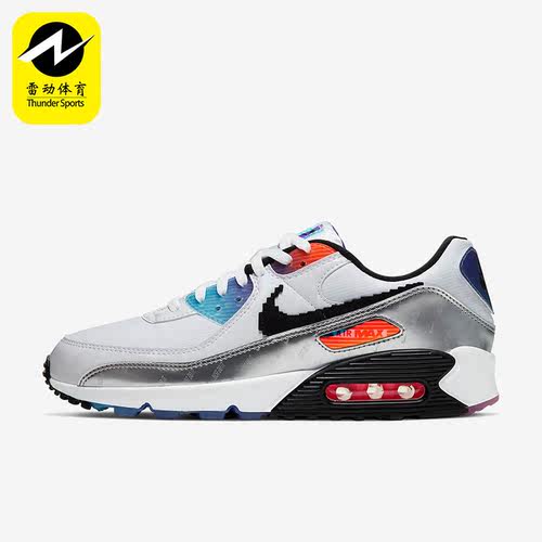 Nike/耐克正品Air Max 90男子气垫缓震耐磨跑步鞋DC0832-101