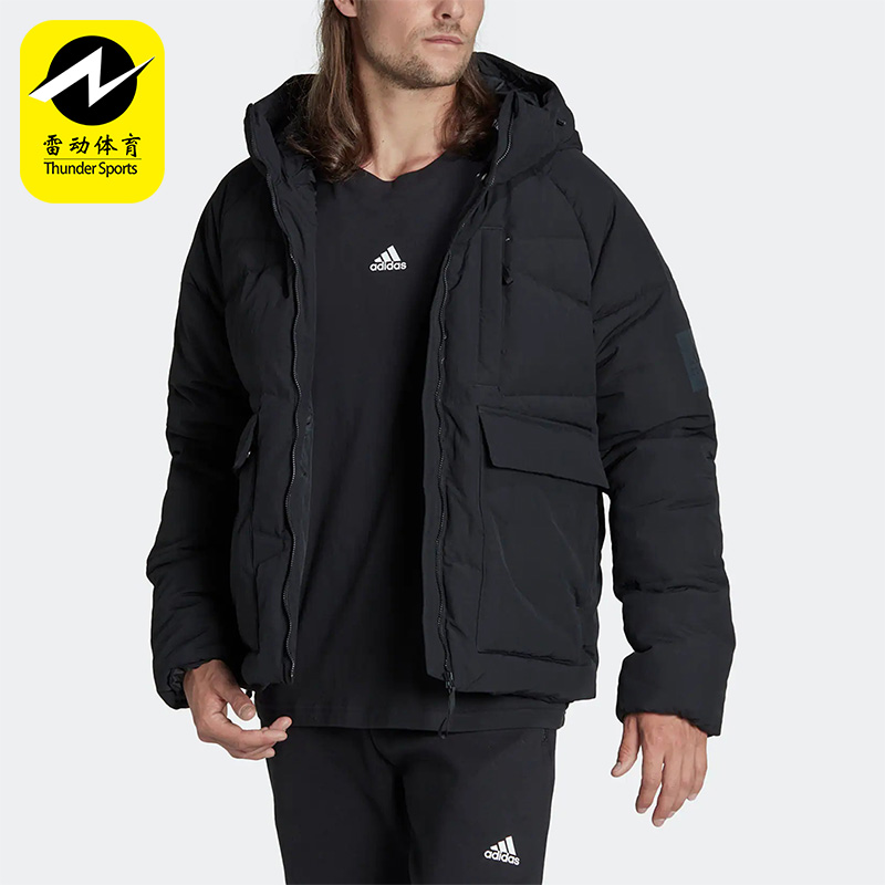 阿迪达斯正品男子羽绒服