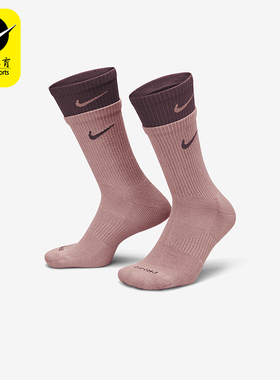 Nike/耐克正品拼接男女拼色运动休闲中筒训练袜一双装DD2795-604