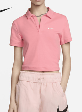 耐克女士正品运动POLO衫清仓特价DV7885-611 BV0218-412