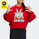 女子运动休闲圆领套头卫衣IB0390 新款 Adidas 阿迪达斯正品