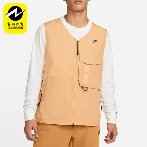 Nike/耐克正品夏新款男子防风运动工装梭织单马甲 DM5535-737
