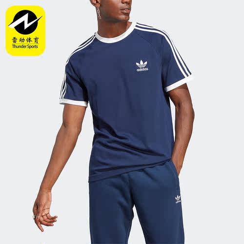 阿迪达斯男子运动短袖