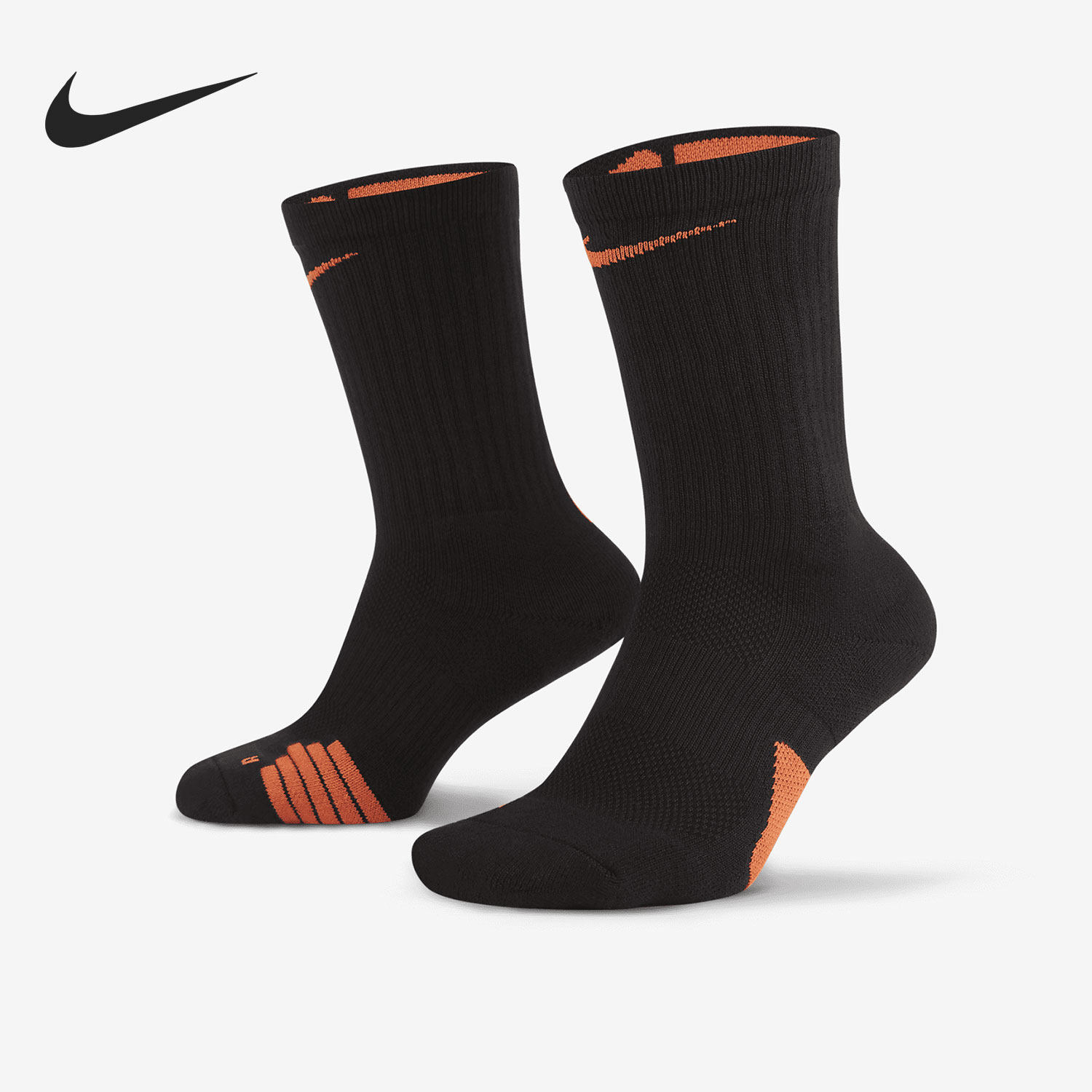Nike/耐克正品 Elite 男女同款中筒篮球袜（1 双）SX7622-015