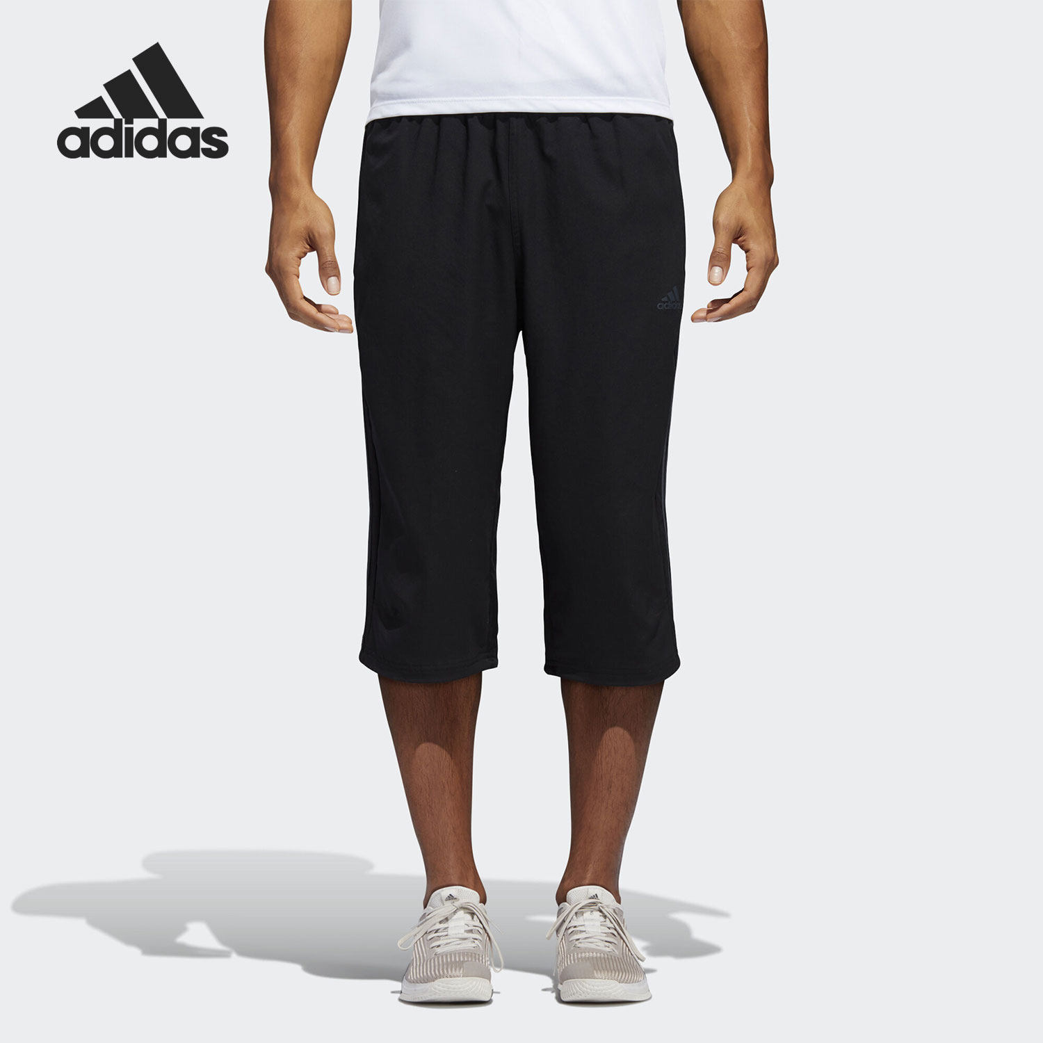 Adidas/阿迪达斯正品夏季新款男子休闲透气七分裤 AJ5521