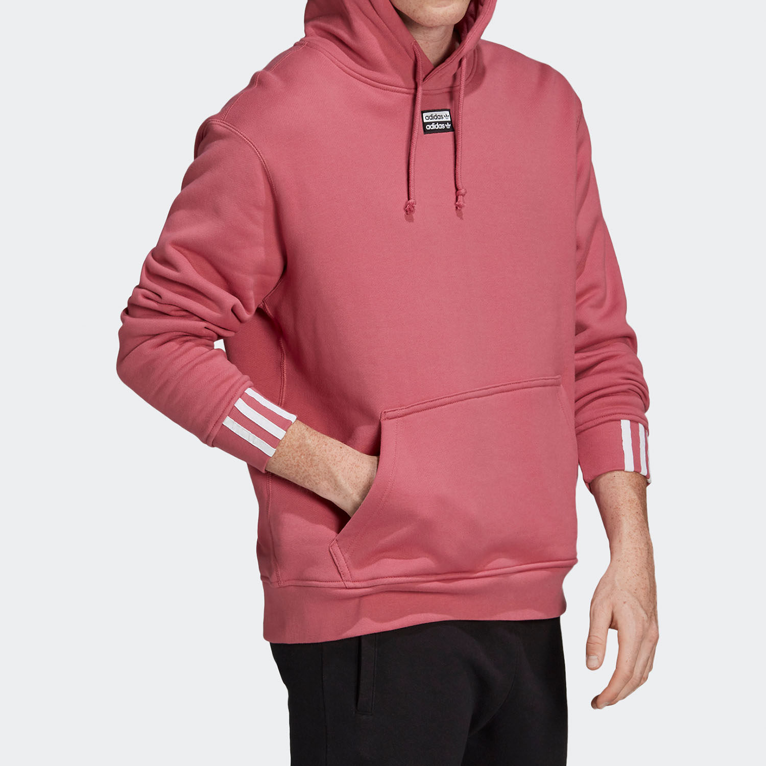 Adidas/阿迪达斯正品春秋新款男子连帽运动套头卫衣EJ7425