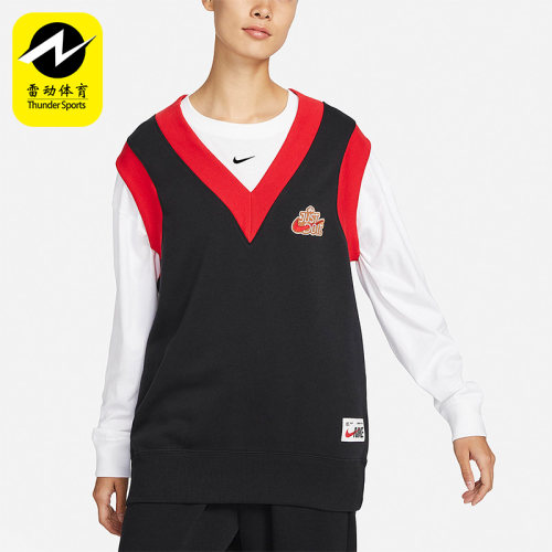 Nike/耐克女子保暖运动针织单马甲FD6402-010 126