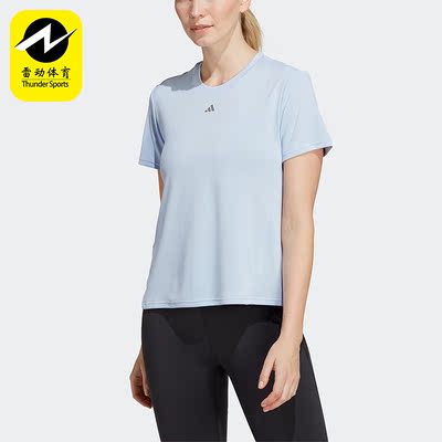 Adidas/阿迪达斯正品春夏新款女子透气运动健身短袖T恤II3245
