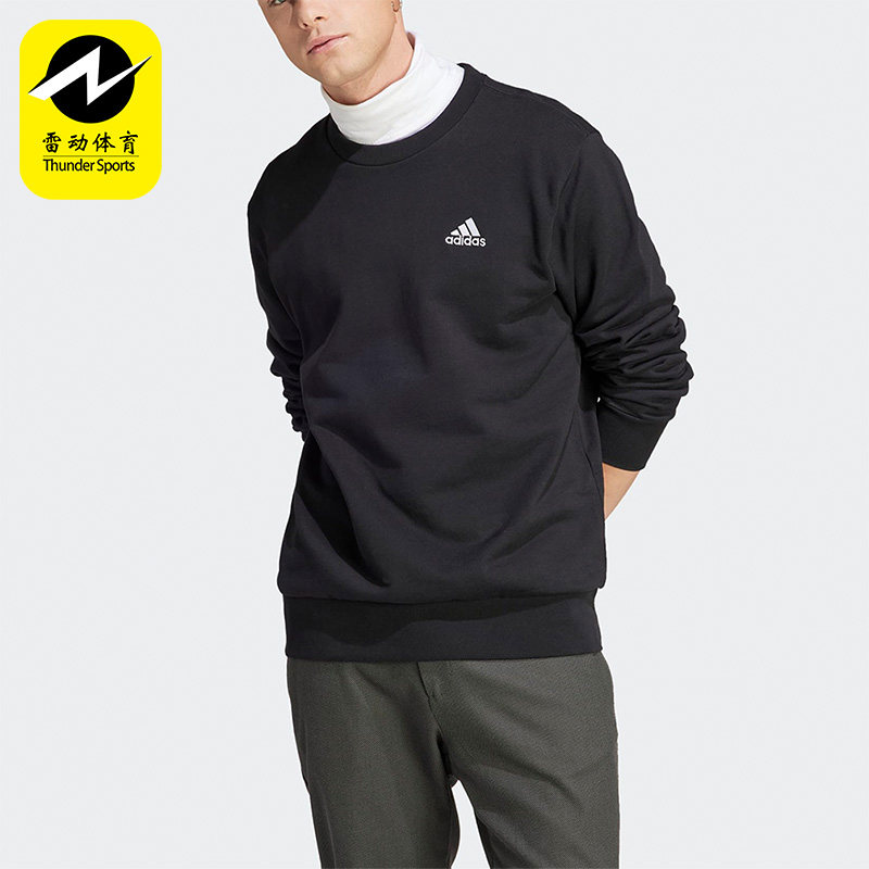 Adidas/阿迪达斯正品春季新款男子休闲运动圆领套头衫IC9329