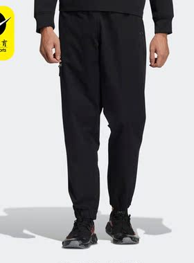 Adidas/阿迪达斯正品三叶草春季新款男子运动休闲梭织长裤 HL6496